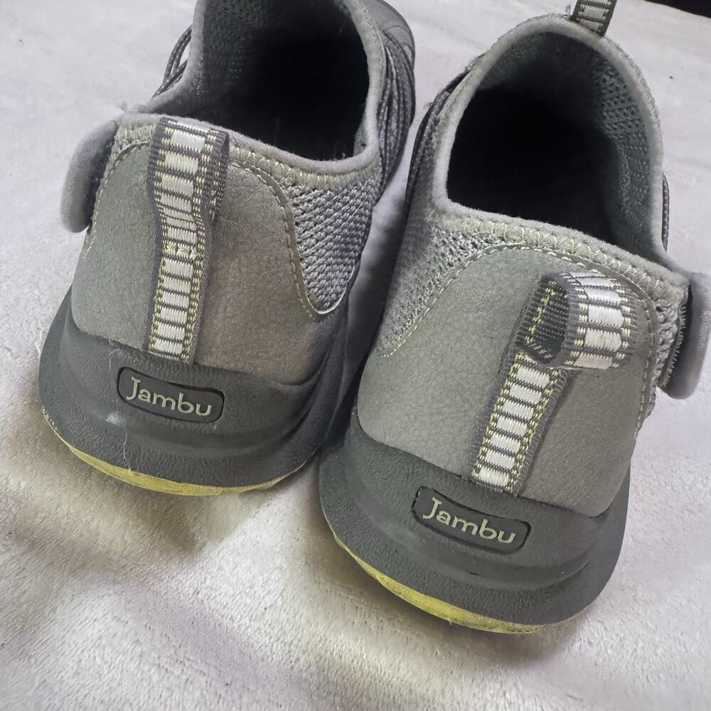 Jambu Gray Relax Foam slip on comfort shoes womens 9.5W - Picture 4 of 8